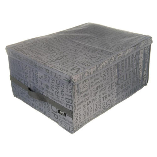 Коробка универсальная 38х24x50 см цвет серый
