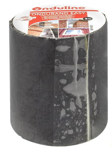 Лента герметизирующая Ондубанд, 3 м x 10 см, цвет свинцовый