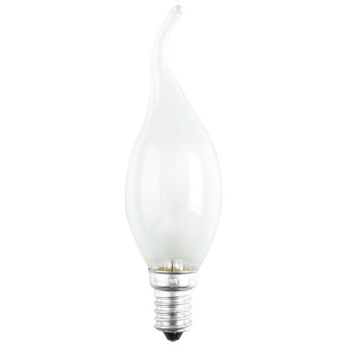 Лампа галогенная Uniel свеча на ветру E14 42 Вт свет тёплый белый