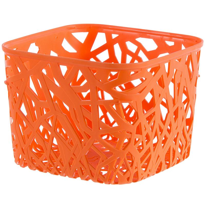 Корзинка Curver Neo квадратная пластик цвет оранжевый