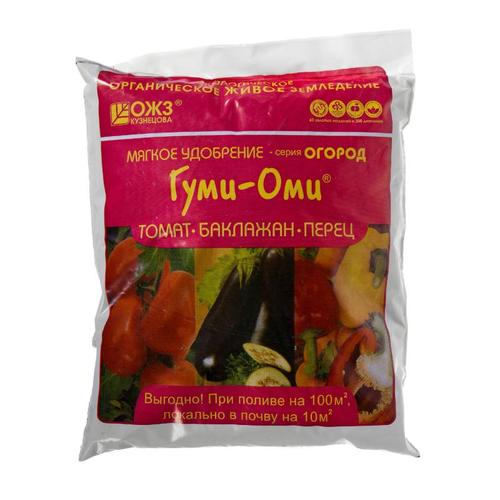 Удобрение Гуми-Оми для томатов и перцев органо-минеральное 0.7 кг
