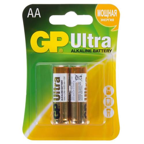 Батарейка алкалиновая премиум GP 15 A, 2 шт.
