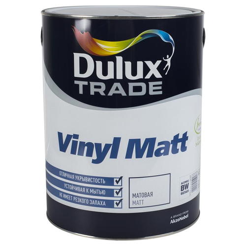 Краска Dulux Vinyl Matt, база BW, 5 л