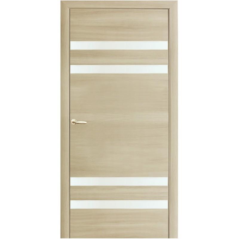 Полотно дверное остеклённое Modern 60x200 см, ламинация, цвет королевский орех светлый