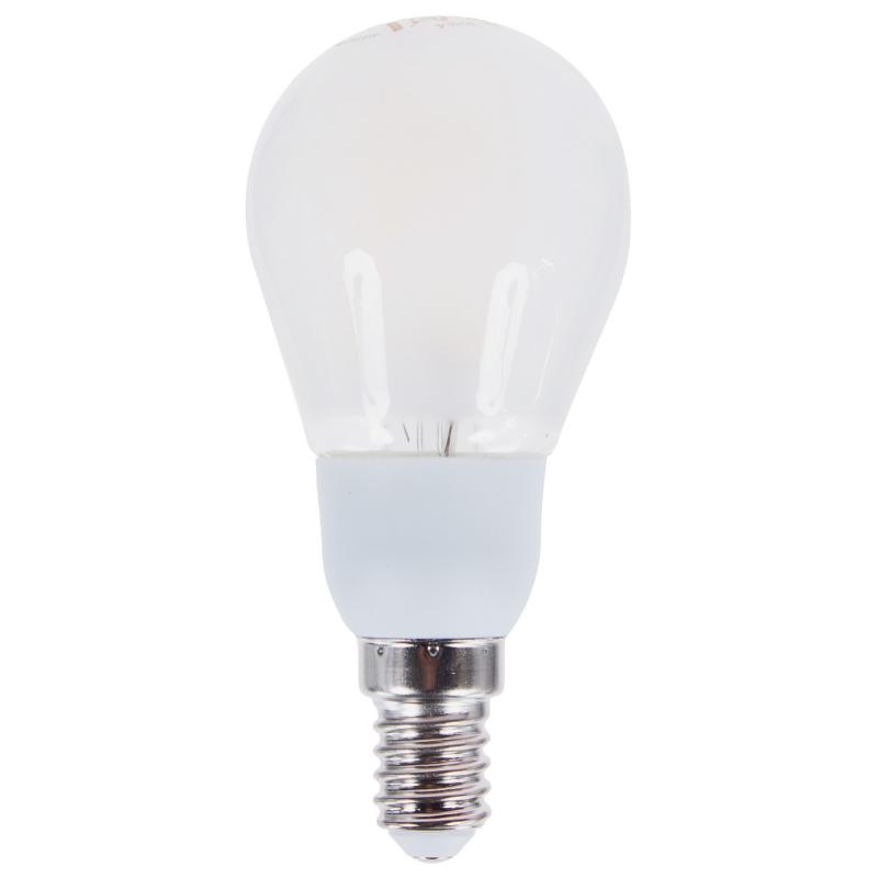 Лампа светодиодная диммируемая Osram шар E14 6 Вт 470 Лм свет тёплый белый матовая