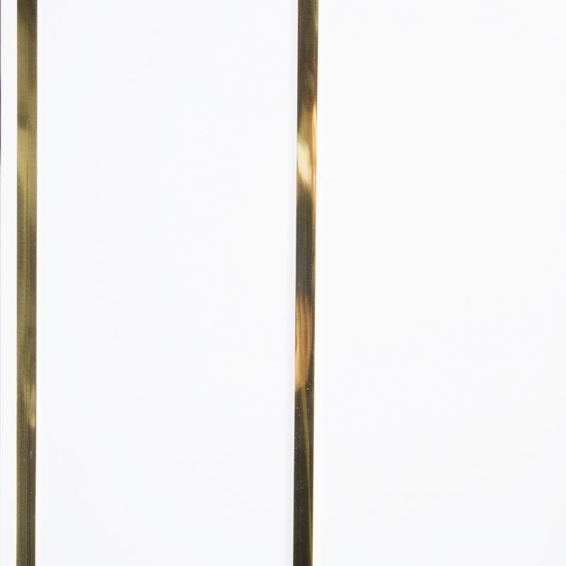 Панель ПВХ потолочная двухсекционная 8x250x3000 мм, цвет золото