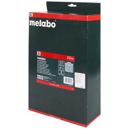 Мешки для пылесоса Metabo AS20, 5 шт.