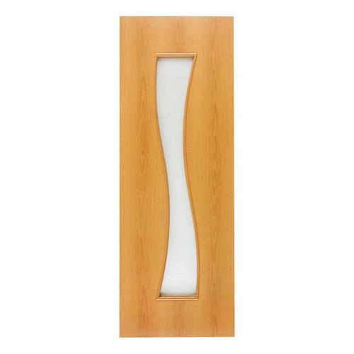 Дверное полотно остекленное Сезия 200х70 см, ламинация, фьюзинг, миланский орех