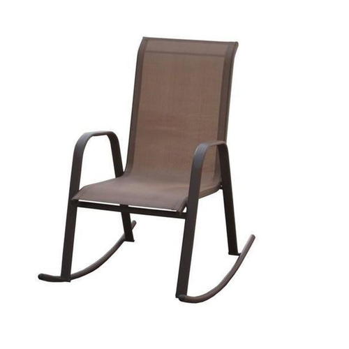 Кресло-качалка 540620x980x910 мм, металлткань, цвет бежевый