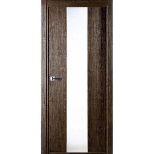 Полотно дверное остеклённое Спэйс 80x200 см, ламинация, цвет серый дуб, с фурнитурой