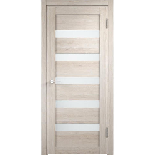 Дверь межкомнатная остеклённая Ницца 70x200 см, ПВХ, цвет кремовый, с фурнитурой