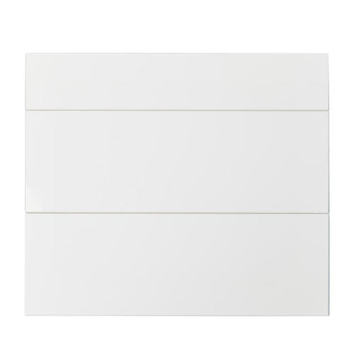 Двери для шкафа Delinia «Айс» 80x15 см, ЛДСП, цвет белый, 3 шт.