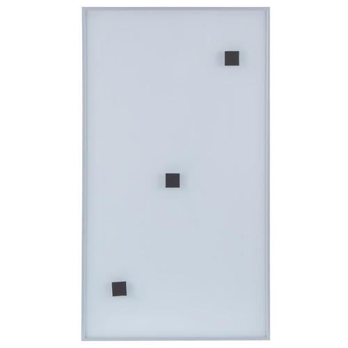 Витрина для шкафа Delinia «Магнетик» 40x92 см, алюминийстекло, цвет белый