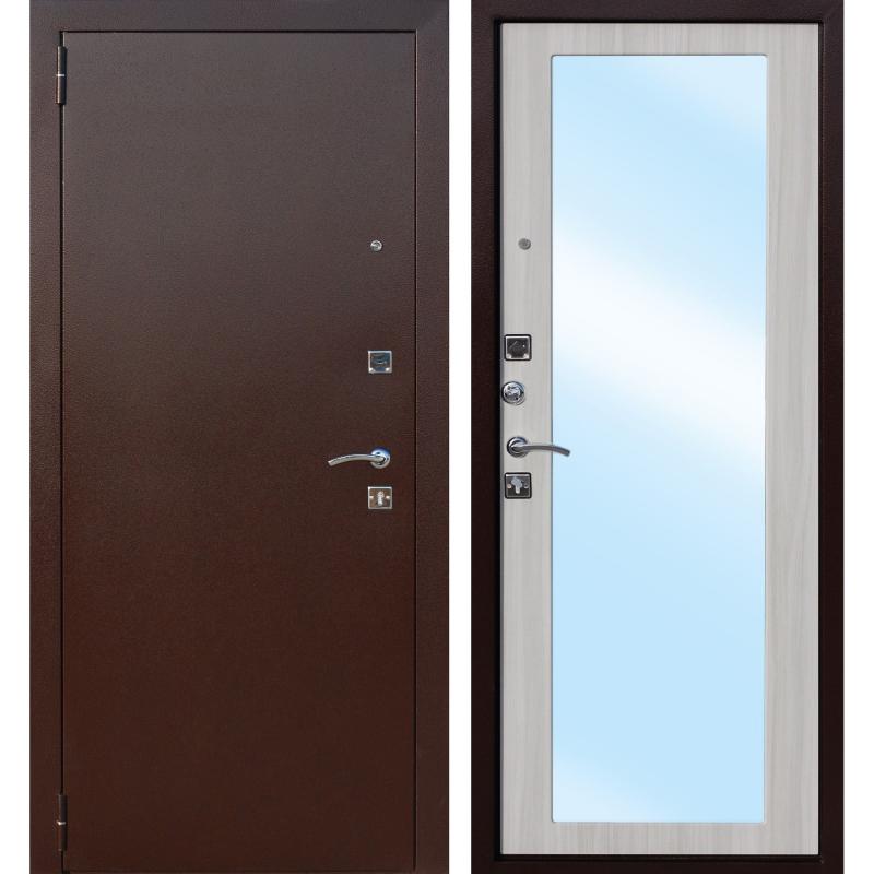 Дверь входная металлическая Царское зеркало Maxi, 860 мм, левая, цвет дуб сонома