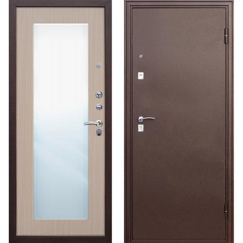 Дверь входная металлическая Царское зеркало Maxi, 860 мм, правая, цвет белёный дуб