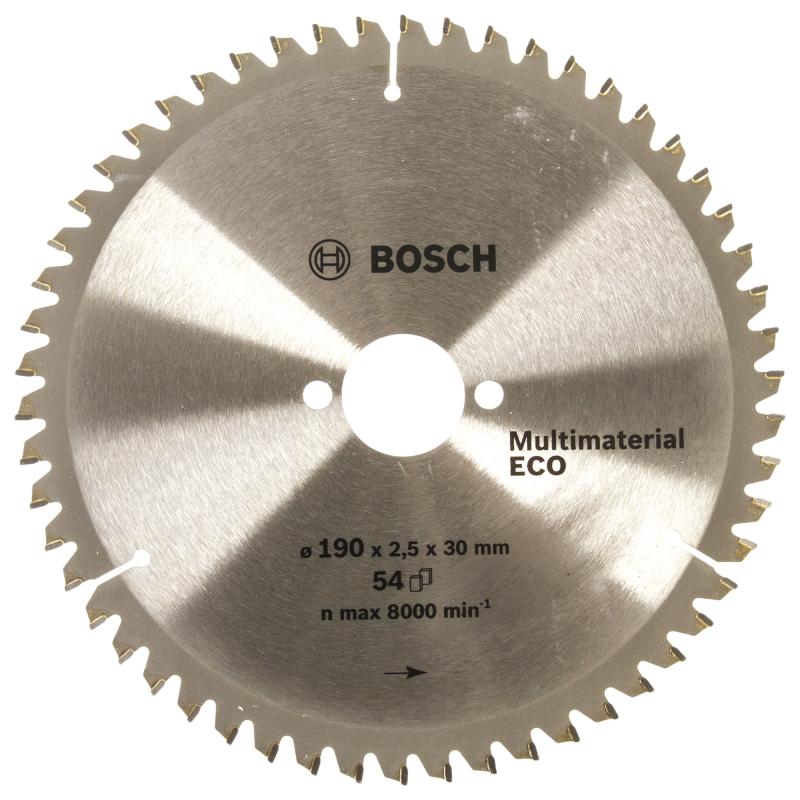 Диск пильный универсальный Bosch Eco for Aluminium 2608644389, 190x30 мм, 54 Т