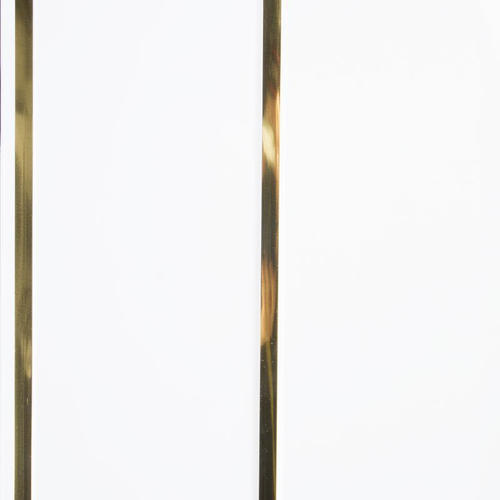 Панель ПВХ потолочная двухсекционная 10x240x3000 мм, цвет золото