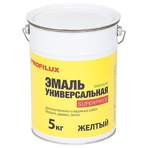 Профилюкс Эмаль Superprice цвет жёлтый 5 кг