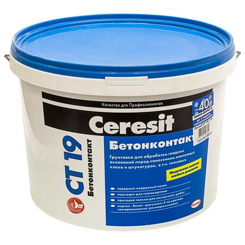 Грунт Бетонконтакт Ceresit CT19, 15 кг