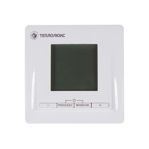 Терморегулятор для теплого пола Теплолюкс ТР 520 цифровой программируемый, 3500 Вт, цвет белый