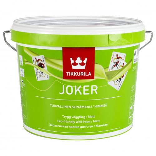 Краска экологичная Tikkurila Joker цвет белый 2.7 л