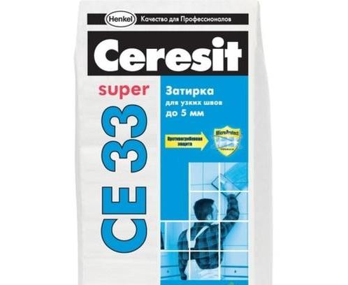 Затирка Ceresit СЕ 33, 2-5 мм, 2 кг, цвет светло-коричневый