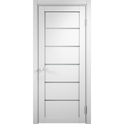 Дверь межкомнатная остеклённая Милан 90x200 см, ПВХ, цвет белый