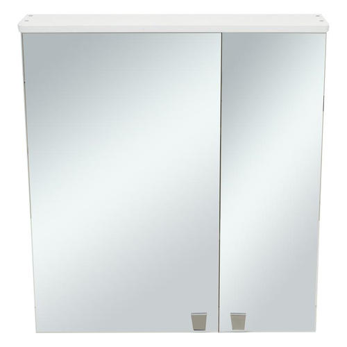 Шкаф зеркальный «Лидия» 65 см цвет белый