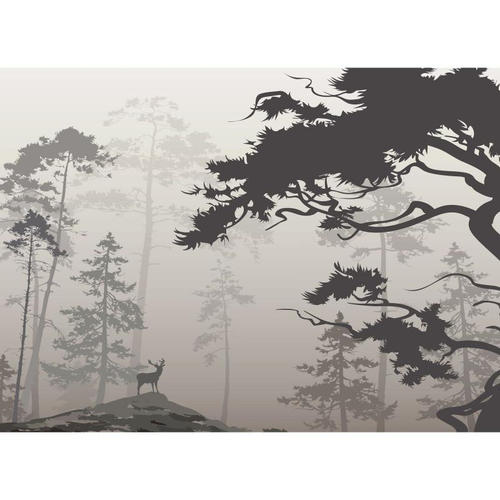 Фотообои флизелиновые «Туманный лес» 370х270 см