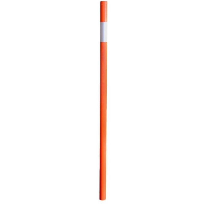 Веха пластиковая 1.20 м, 40 мм, цвет оранжевый