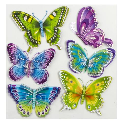Наклейка 3D «Бабочки» CBA 3119