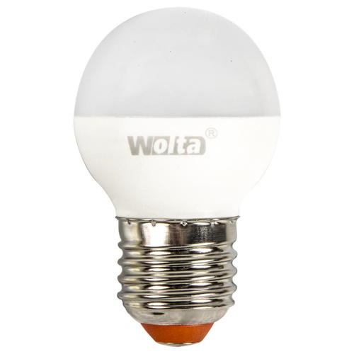 Лампа светодиодная Wolta шар E27 5.5 Вт 500 Лм свет дневной