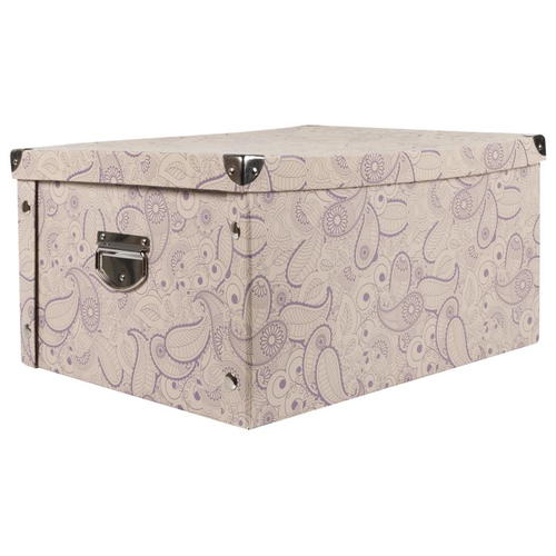 Коробка Hausmann складная 45х22.5x35 см, картон цвет бежевый/узор