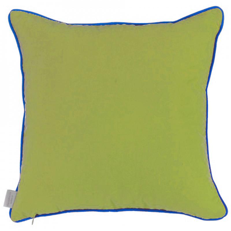 Подушка декоративная 40х40 см цвет зелёно-синий
