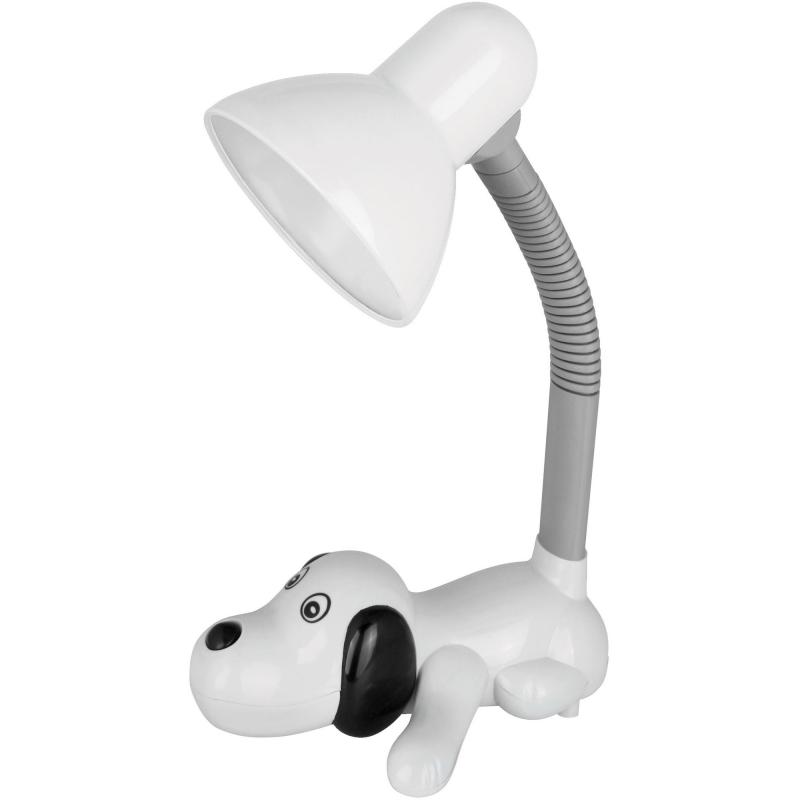 Настольная лампа Camel KD-387 «Собачка», цвет белый