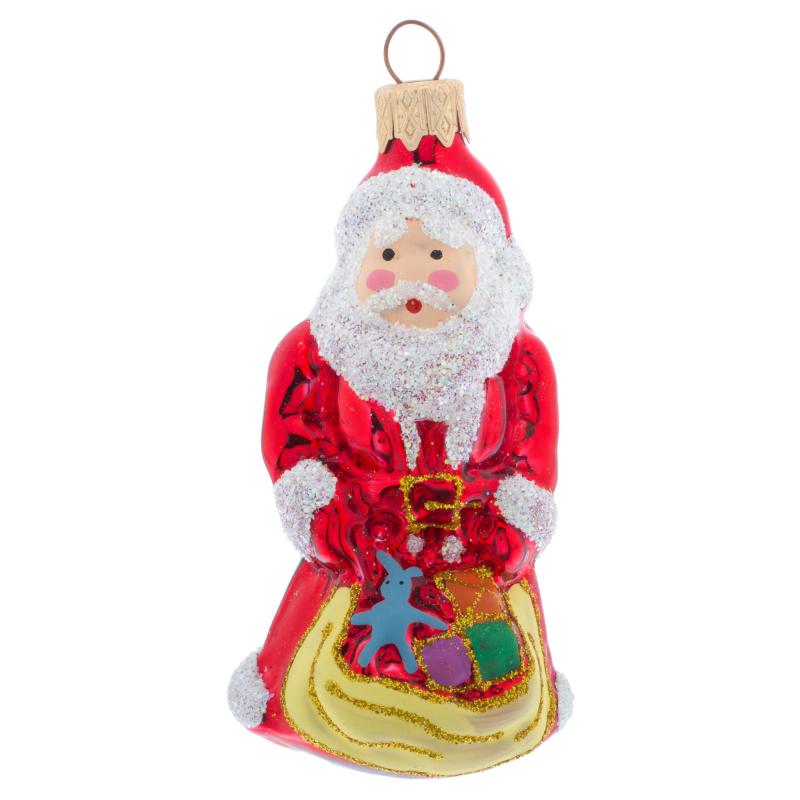 Ёлочное украшение «Дед Мороз с мешком» в упаковке
