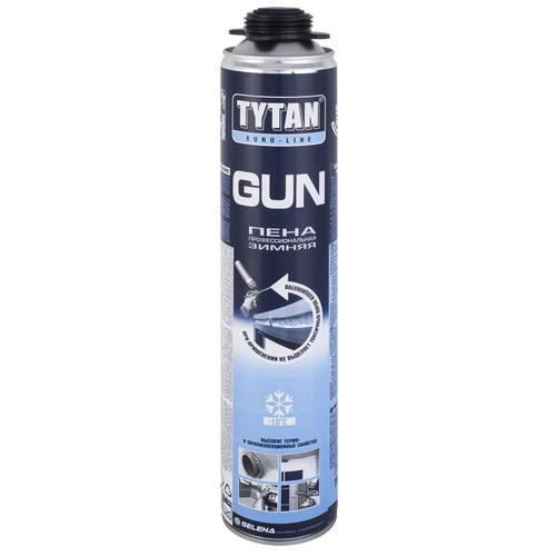Пена монтажная пистолетная Tytan Euro-Line зима профессиональная 750 мл