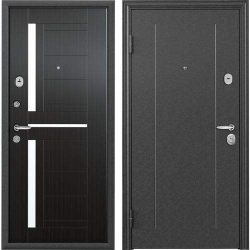 Дверь входная металлическая Контрол 2, 860 мм, правая, цвет тёмный венге