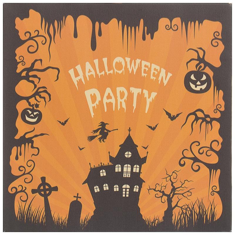 Картина на холсте «Halloween Party» 30х30 см