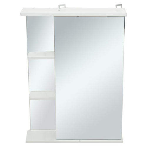 Шкаф зеркальный правый «Венеция» 55 см цвет белый