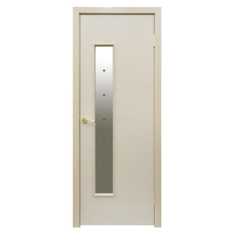 Дверь межкомнатная остеклённая Шарлотт 80x200 см, шпон, цвет дуб белёный