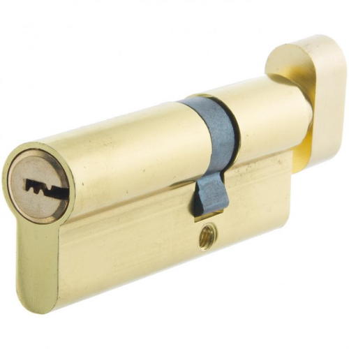 Цилиндр Standers 80, 30x50 мм, ключ-вертушка, цвет золото