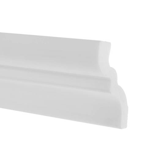 Плинтус потолочный Inspire пенополистирол белый LX-105 8х6.5х200 см