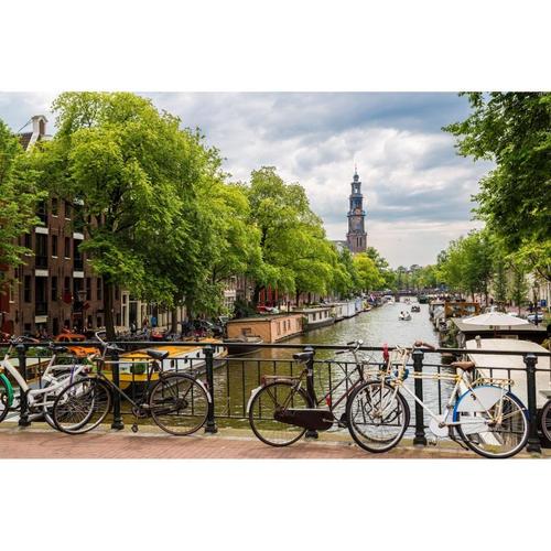 Картина на холсте «Амстердам. Канал» 70х50 см