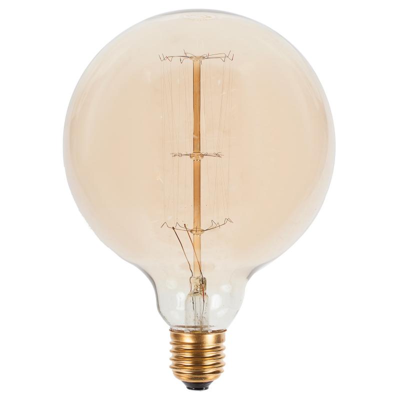 Лампа накаливания Elektrostandard «Эдисон E-G125-05» E27 230 В 60 Вт шар прозрачный, тёплый белый свет