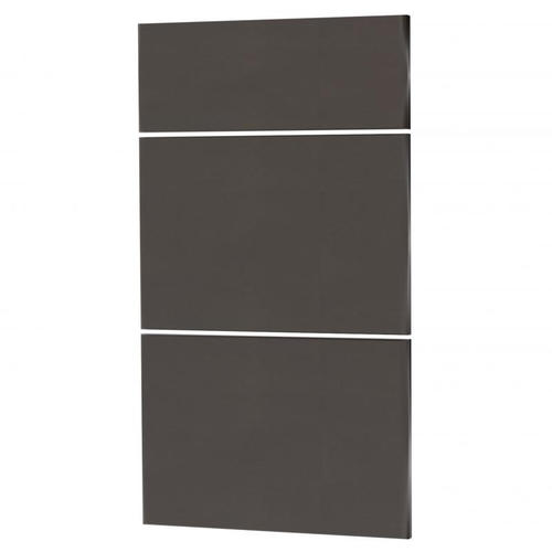 Двери для шкафа Delinia «Графит» 40x27 см, МДФ, цвет сиреневый, 3 шт.
