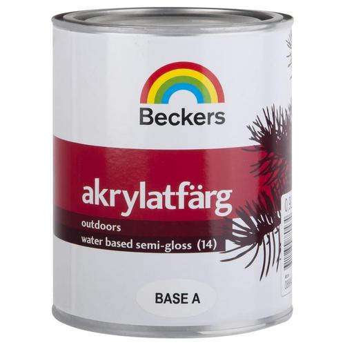 Краска для фасадов Beckers Akrylatfarg 0.9 л