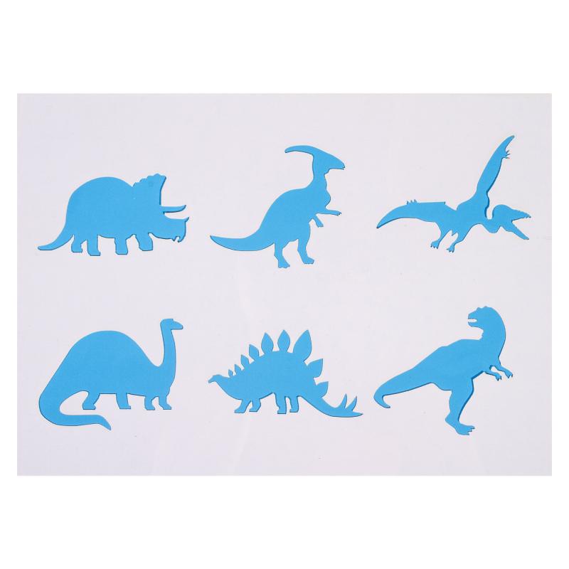Трафарет самоклеящийся «Динозавры» 25х35 см