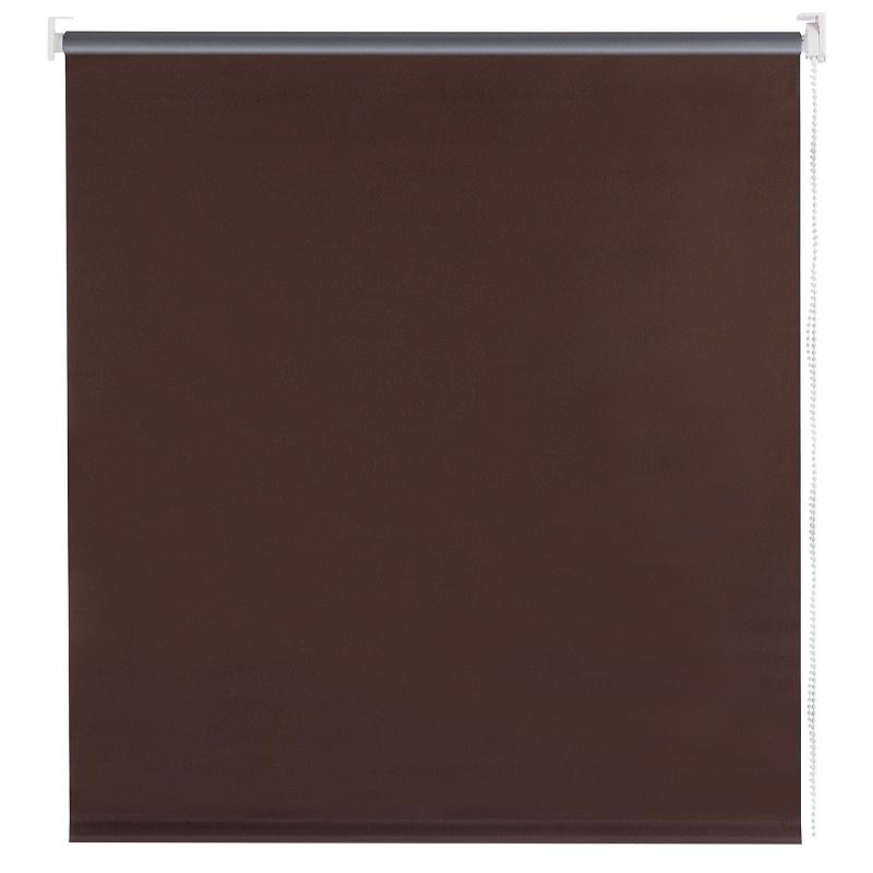 Мини-штора рулонная Blackout 100х175 см цвет шоколадный