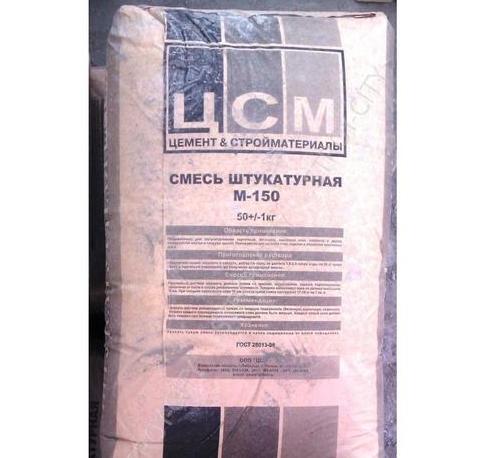Смесь известково-цементно-песчаная универсальная М150, 25 кг